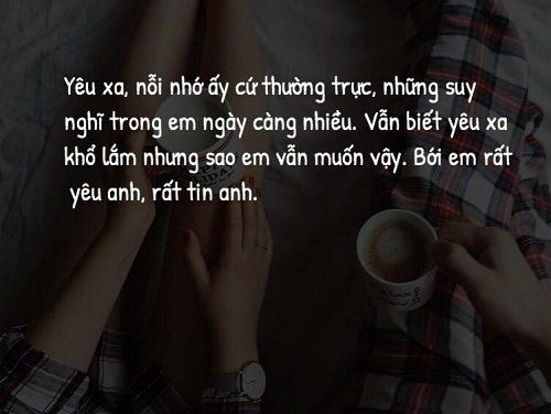 Những Stt yêu xa thấm đãm nước mắt của đôi bạn trẻ 