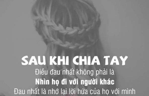 Những Stt hay khi chia tay người yêu não lòng thấm đẫm nước mắt 