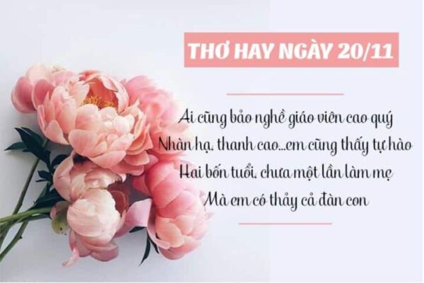 Thơ lục bát về thầy cô