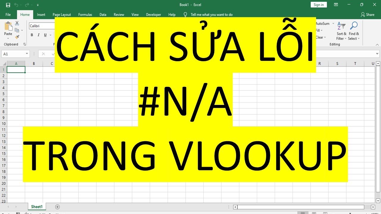 Cách Sửa Lỗi #N/A Hàm Vlookup Nhanh Gọn Lẹ Trong Excel