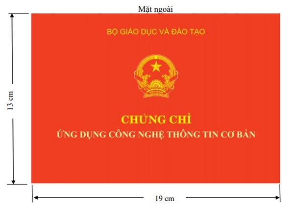 đơn vị cấp chứng chỉ tin học văn phòng cơ bản mặt ngoài