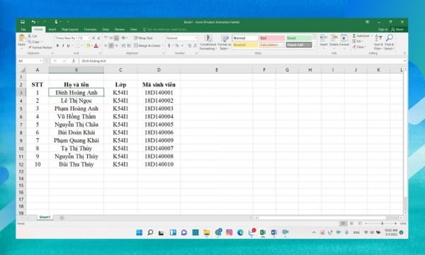 Các trường hợp dùng hàm left trong excel