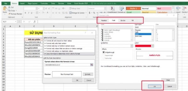 Cách sử dụng hàm mod trong excel