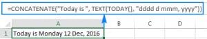 Cách sử dụng hàm text trong excel