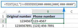 Cách sử dụng hàm text trong excel