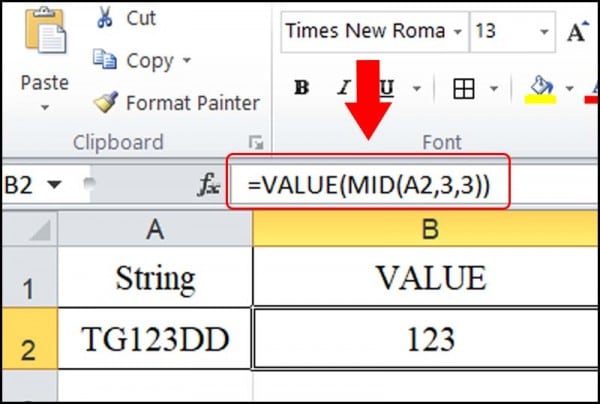 Công dụng và cú pháp của hàm VALUE