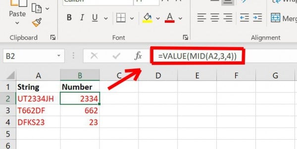 ham value trong excel la gi 1