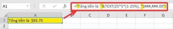 Các lỗi thường gặp khi sử dụng hàm text trong excel