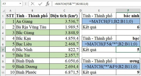 Hàm Match Trong Excel | Trợ Thử Đắc Lực Tin Học Văn Phòng