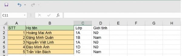 Cách chia 1 ô thành 3 ô trong Excel