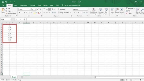 Cách đánh số thứ tự trong Excel khi xóa dòng