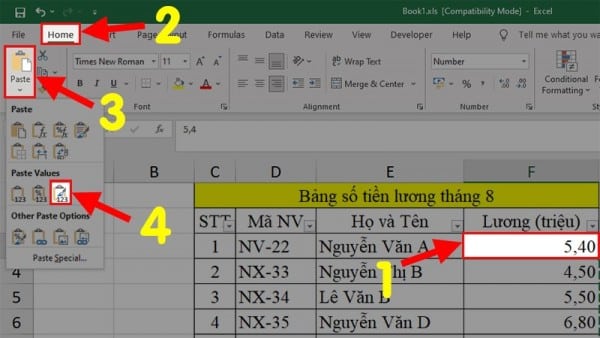 Hướng dẫn sửa cơ hội format số vô Excel 2010 
