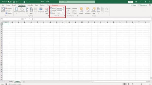 Các tính năng bên trên thanh dụng cụ Excel 