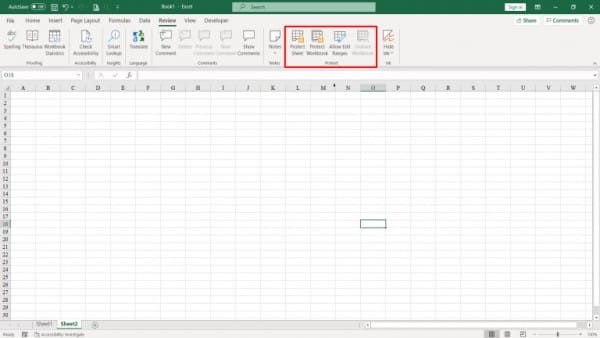 Các tác dụng bên trên thanh khí cụ Excel 