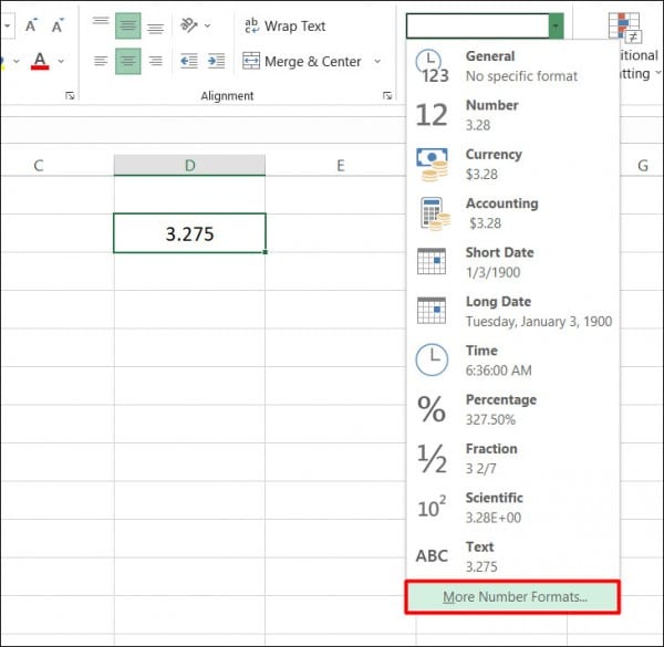 Cách làm tròn số trong Excel sau dấu phẩy 