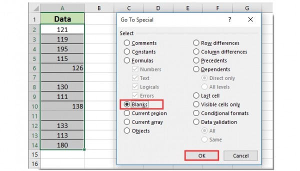 Cách sắp xếp khi có ô gộp trong Excel 