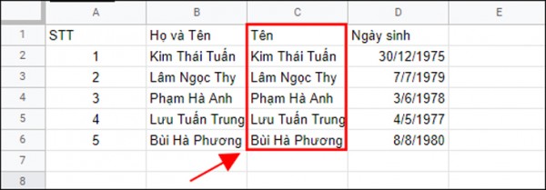 Cách sort theo a b c trong Excel 