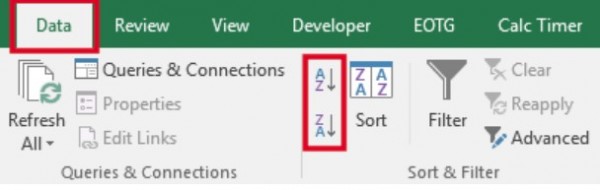 Cách Sort trong Excel 2010, 2013, 2017 