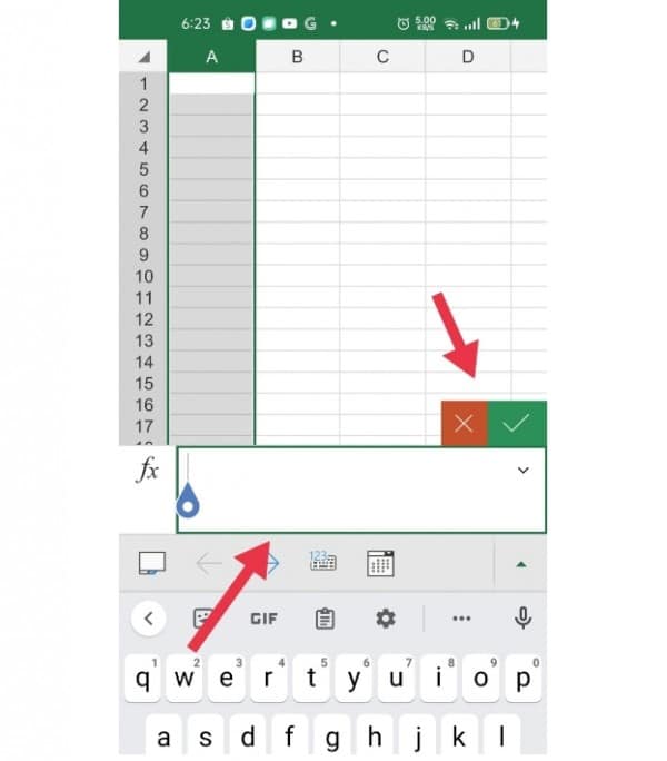 Hướng dẫn cơ hội tạo ra bảng vô Excel bên trên năng lượng điện thoại