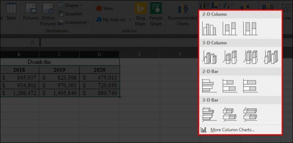 Hướng dẫn Cách vẽ biểu đồ 3D trong Excel Đơn giản và chuyên nghiệp