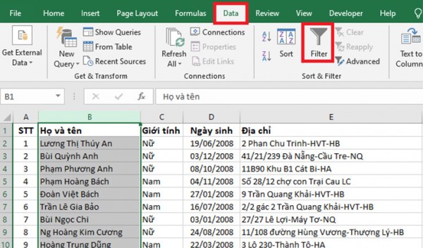 Hướng dẫn cách tìm kiếm trong Excel 2010, 2013, 2017 