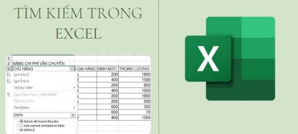 Cách Tìm Kiếm Trong Excel