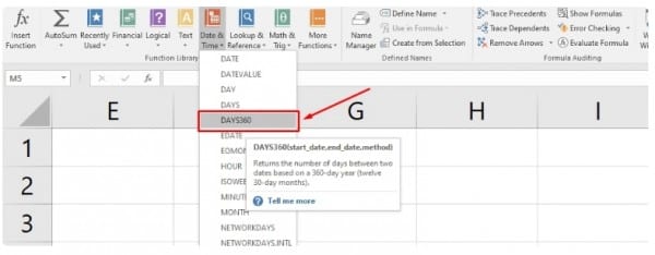 Hướng dẫn cách tính ngày trong Excel
