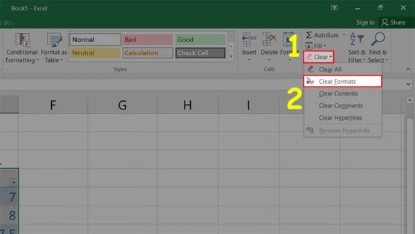 Hướng dẫn cách xóa bảng trong Excel 