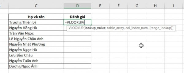 Cách dùng hàm VLOOKUP lọc trùng 