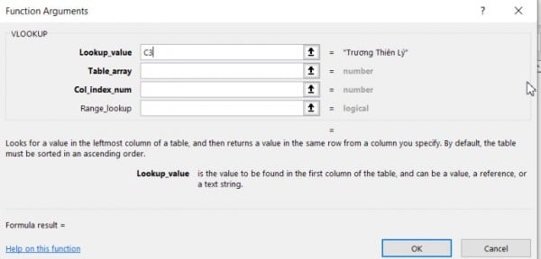 Cách dùng hàm VLOOKUP lọc trùng 