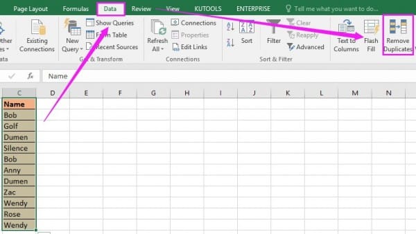 Cách loại bỏ giá trị trùng lặp trong Excel 