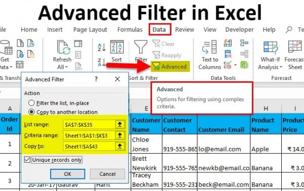 Cách loại bỏ giá trị trùng lặp trong Excel 