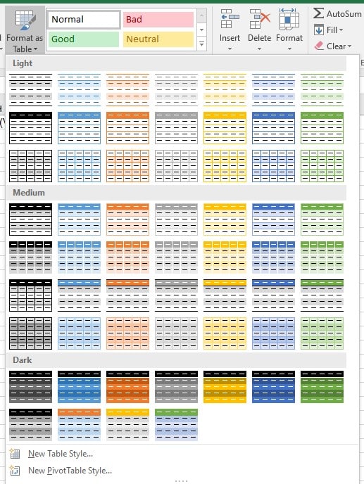 Hướng dẫn cách tạo bảng trong Excel đơn giản 