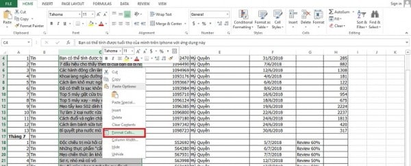 Cách xuống dòng trong 1 ô Excel trên Macbook 