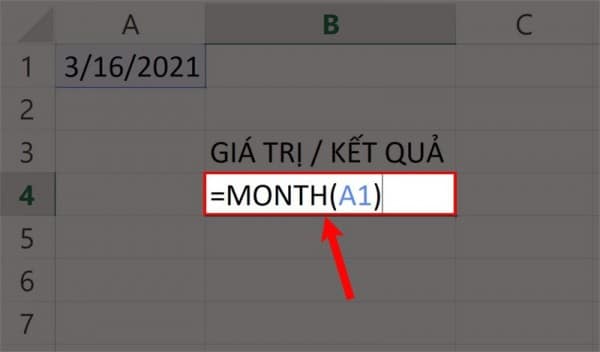 Hướng dẫn tính số tháng trong Excel 