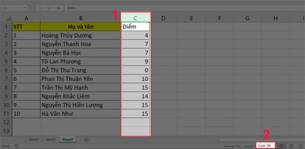 Cách Sử Dụng Hàm Cộng Trong Excel