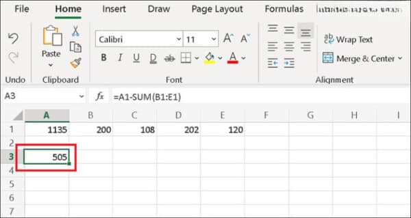 Cách Dùng Hàm Trừ Trong Excel