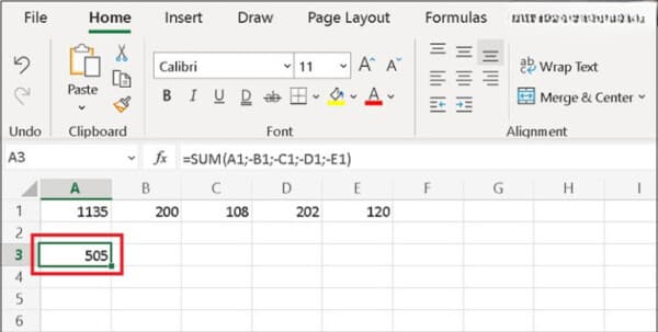 Cách Dùng Hàm Trừ Trong Excel