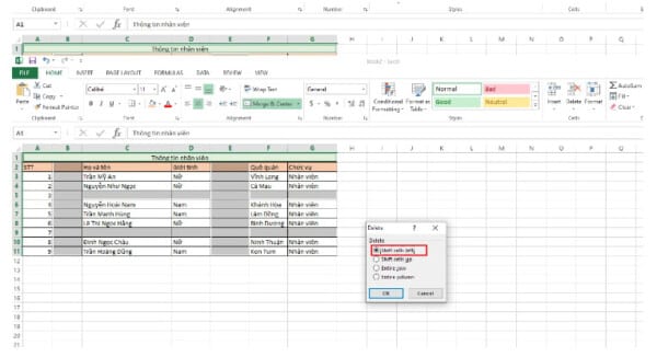 4 Cách Xóa Ô Trong Excel SIÊU NHANH Bạn Nên Biết