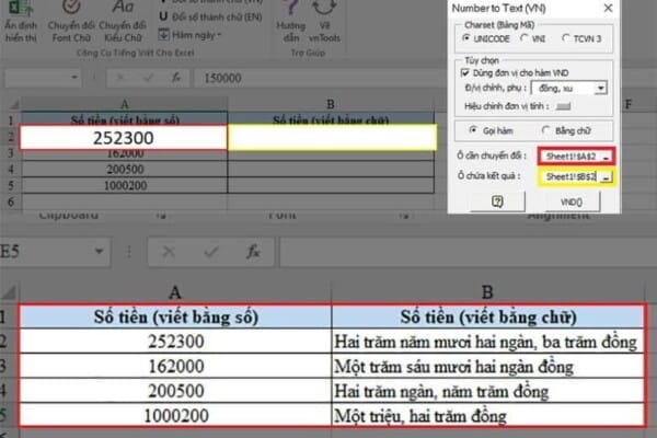 Hàm Đổi Số Thành Chữ Trong Excel - Thao Tác "Đơn Giản"