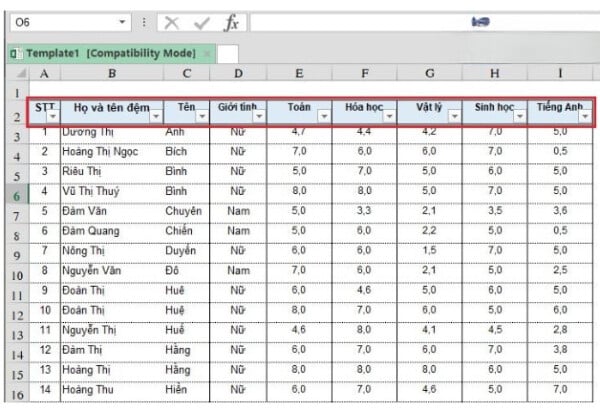 Hàm Lọc Trong Excel Cực “Đơn Giản” Bạn Nên Biết