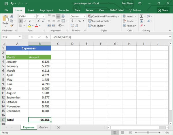 Hàm Tính Phần Trăm Trong Excel Vô Cùng "ĐƠN GIẢN"