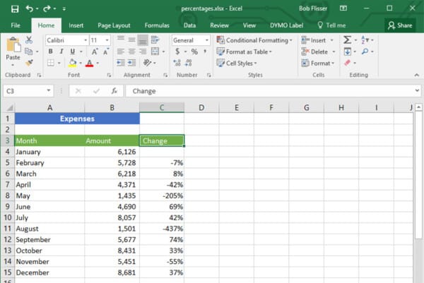 Hàm Tính Phần Trăm Trong Excel Vô Cùng "ĐƠN GIẢN"