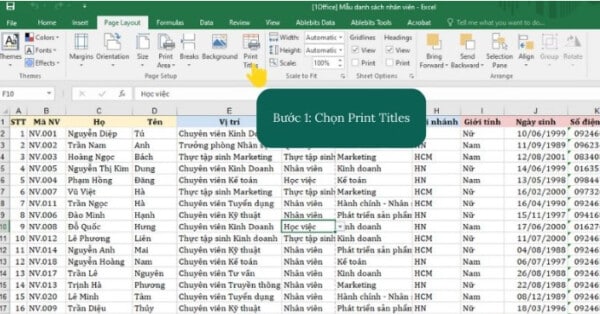 Cách Giữ Nguyên Tiêu Đề Trong Excel Chỉ Với 3 Thao Tác