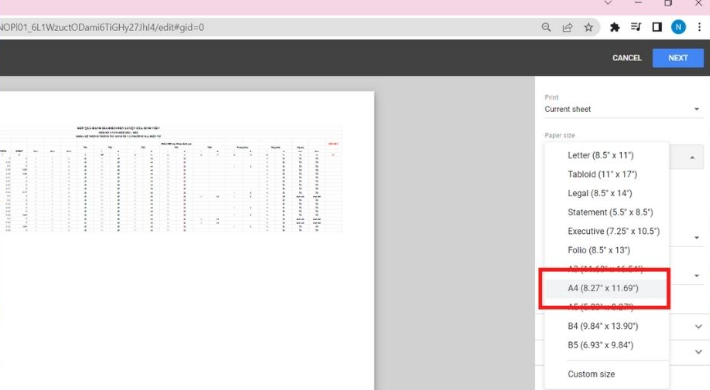 4 Cách In Excel Vừa Trang Giấy A4 "Đơn Giản" Nhất