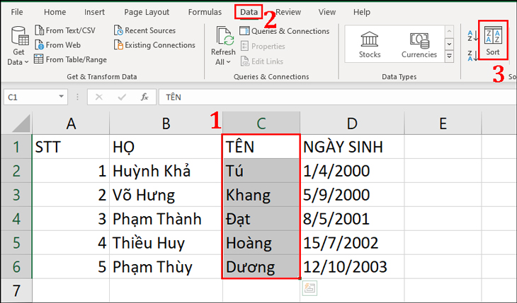 Cách Sắp Xếp Tên Theo Abc Trong Excel "Nhanh Gọn" Nhất