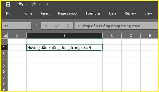 6 Cách Xuống Hàng Trong Excel "SIÊU" Đơn Giản