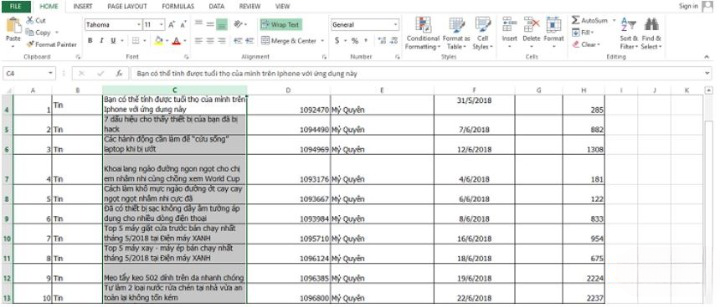 6 Cách Xuống Hàng Trong Excel "SIÊU" Đơn Giản