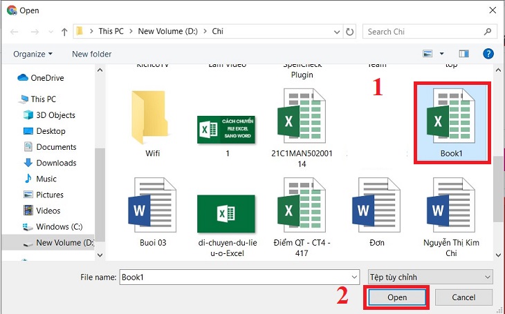 Cách chuyển file Excel sang Word bằng phần mềm Online