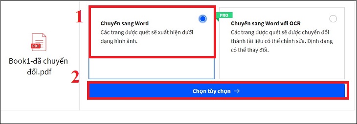 Cách chuyển file Excel sang Word bằng phần mềm Online